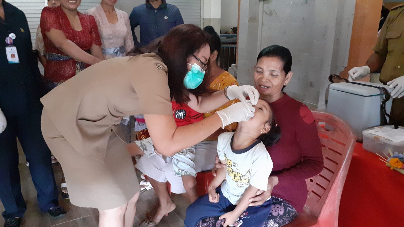55.377 Anak Dapatkan Imunisasi Polio di  Gianyar