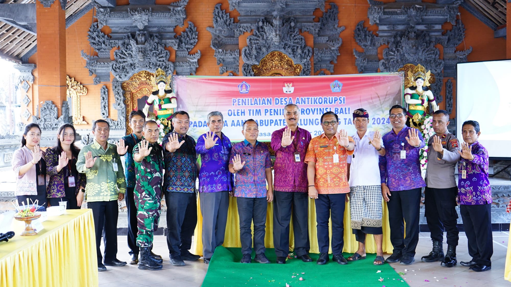 Desa Aan Ditunjuk Wakili Klungkung, Sebagai Desa Anti Korupsi