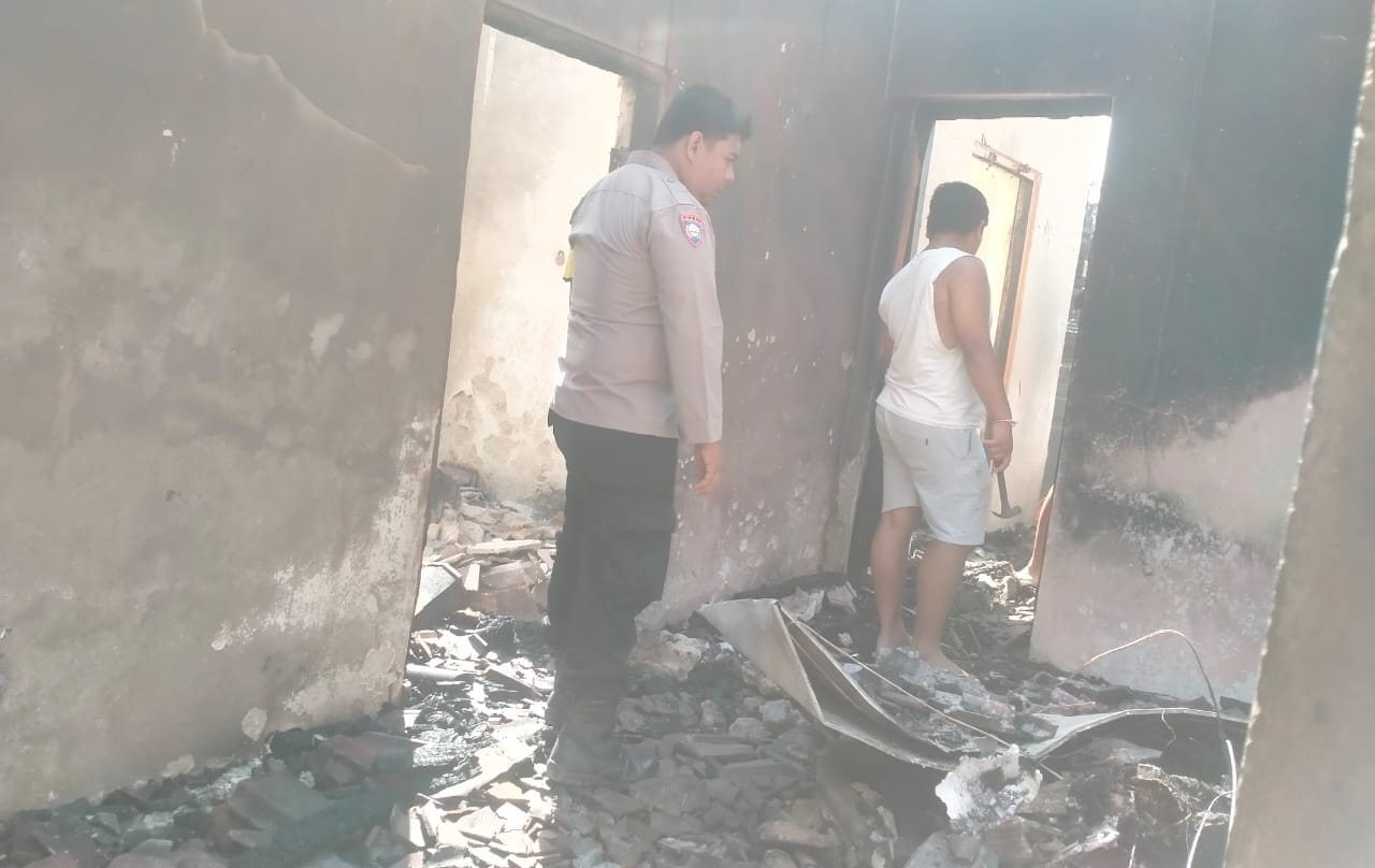 Ditinggal Sembahyang Uang Tunai dan Perhiasan Emas Senilai Ratusan Juta Ludes Terbakar di Nusa Penida