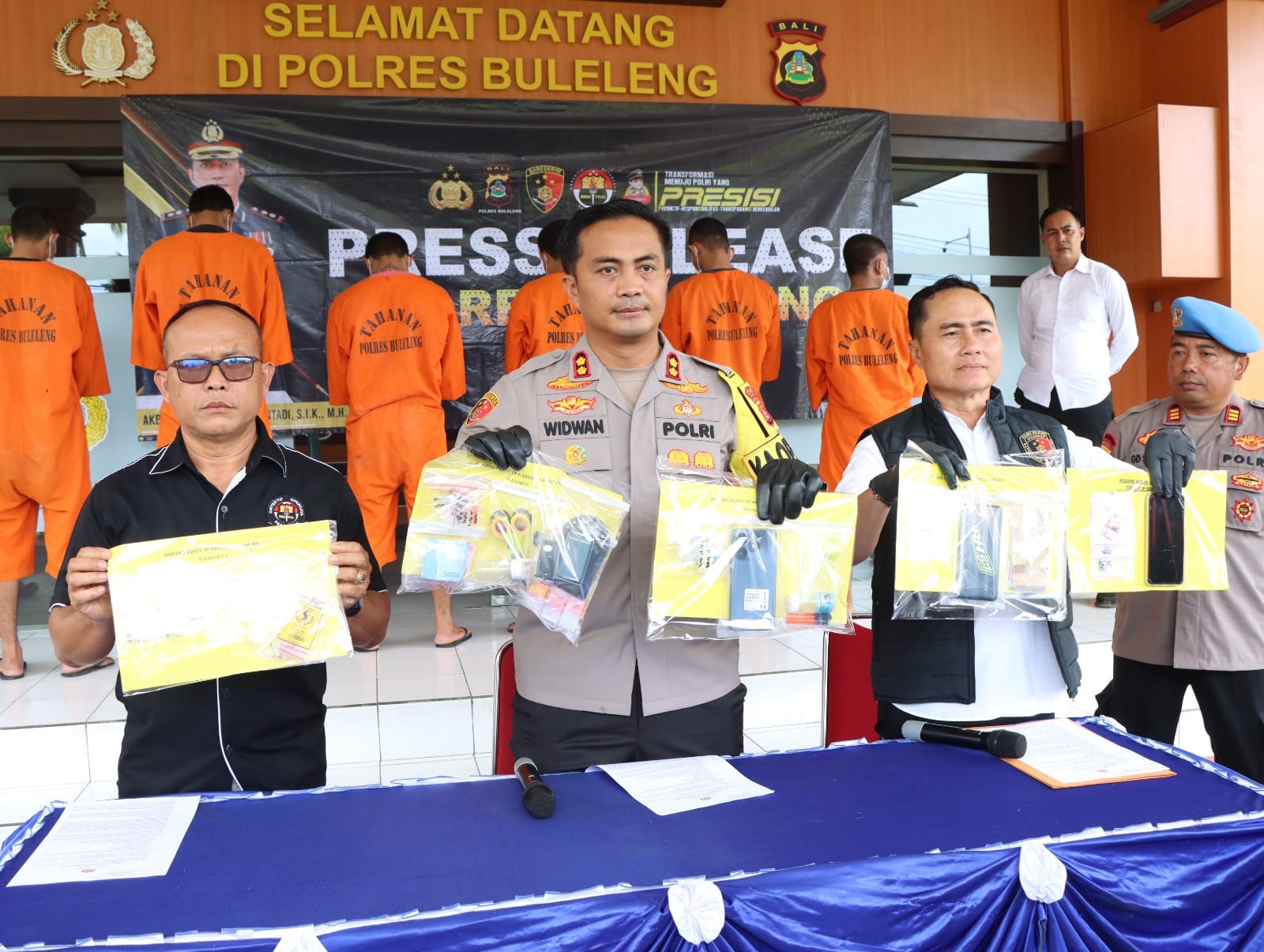 Diawal Tahun 2025, Polres Buleleng Gulung Sindikat Jaringan Kejahatan Narkoba