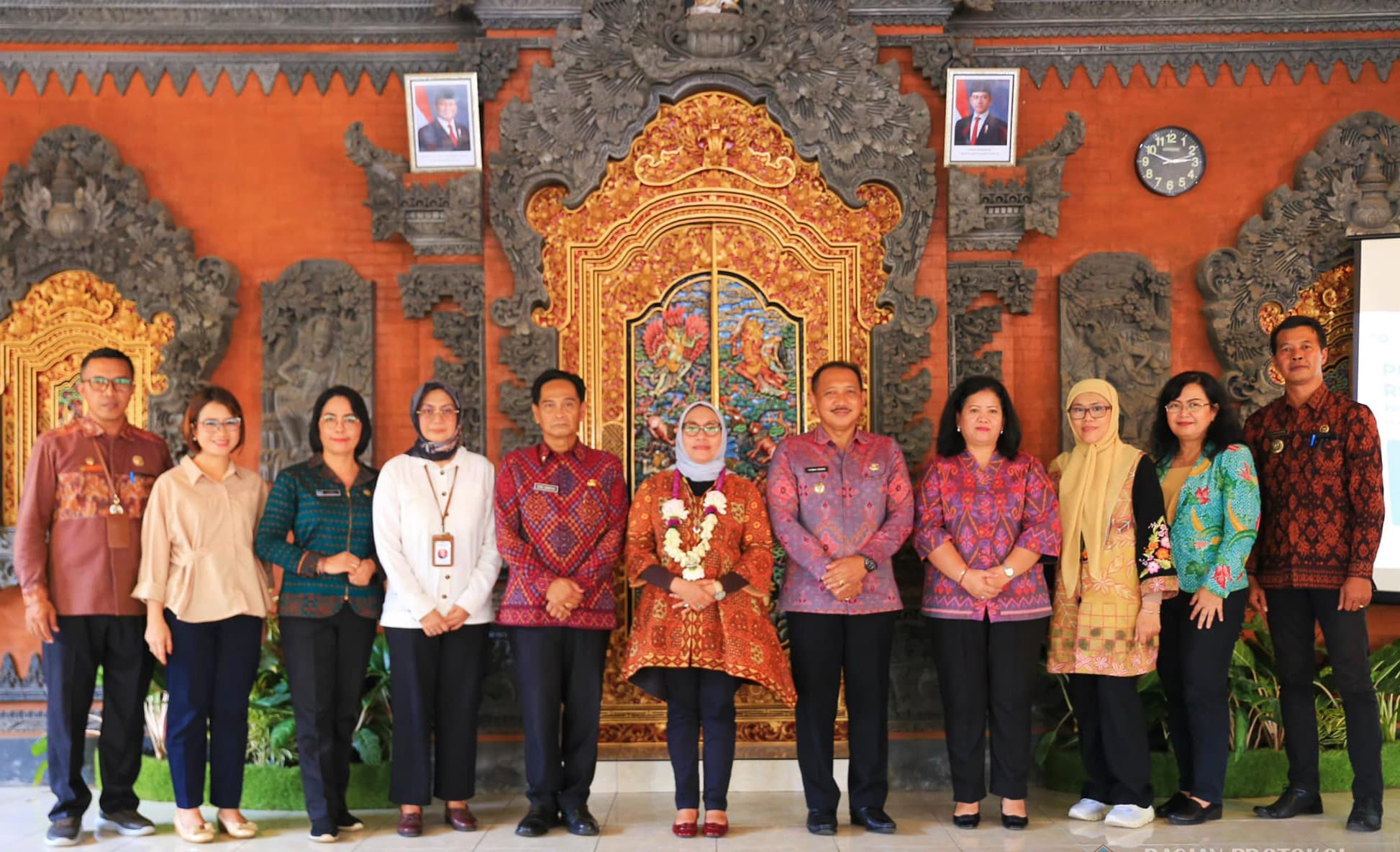 Pj. Bupati I Nyoman Jendrika Dampingi Menteri PPPA Arifatul Choiri Fauzi Luncurkan  Program Ruang Bersama Indonesia Provinsi Bali