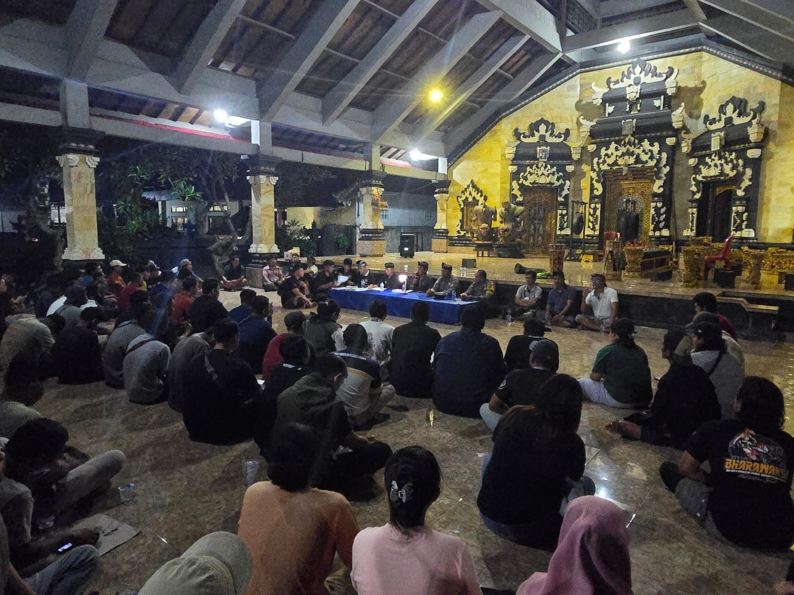 Jaga Ketentraman, Ratusan Duktang Dikumpulkan Polsek Nusa Penida