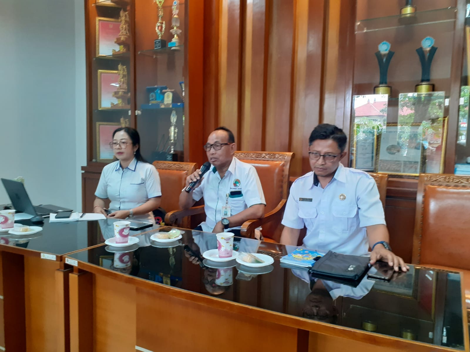 Dinas PMD Gelar Rapat Penguatan Kelembagaan TP.PKK dan Tim Pembina Posyandu di Kabupten Gianyar