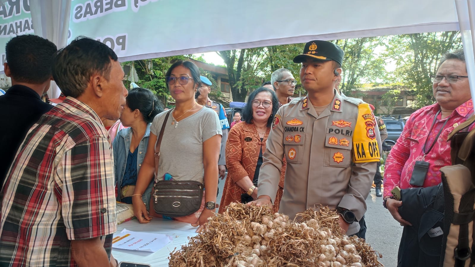 Sambut Bulan Ramadhan dan Nyepi, Polres Tabanan Menggelar Pasar Murah Syarat Tunjukkan KTP