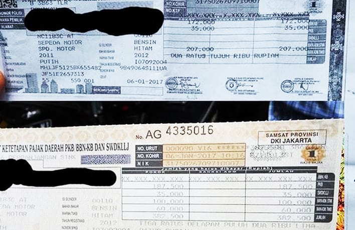 Perpanjangan Pajak Kendaraan Tahunan Kenapa Berbeda ?, Perhatikan Komponen dan Hitungannya