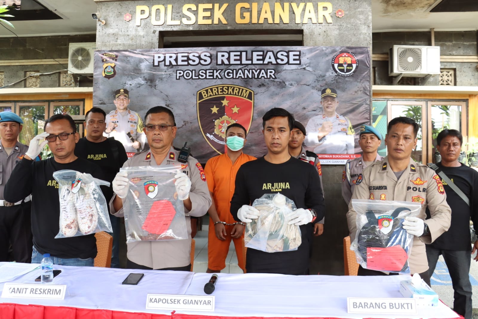 Penusukan di Gianyar, Polisi Tangkap Pelaku di Rumahnya