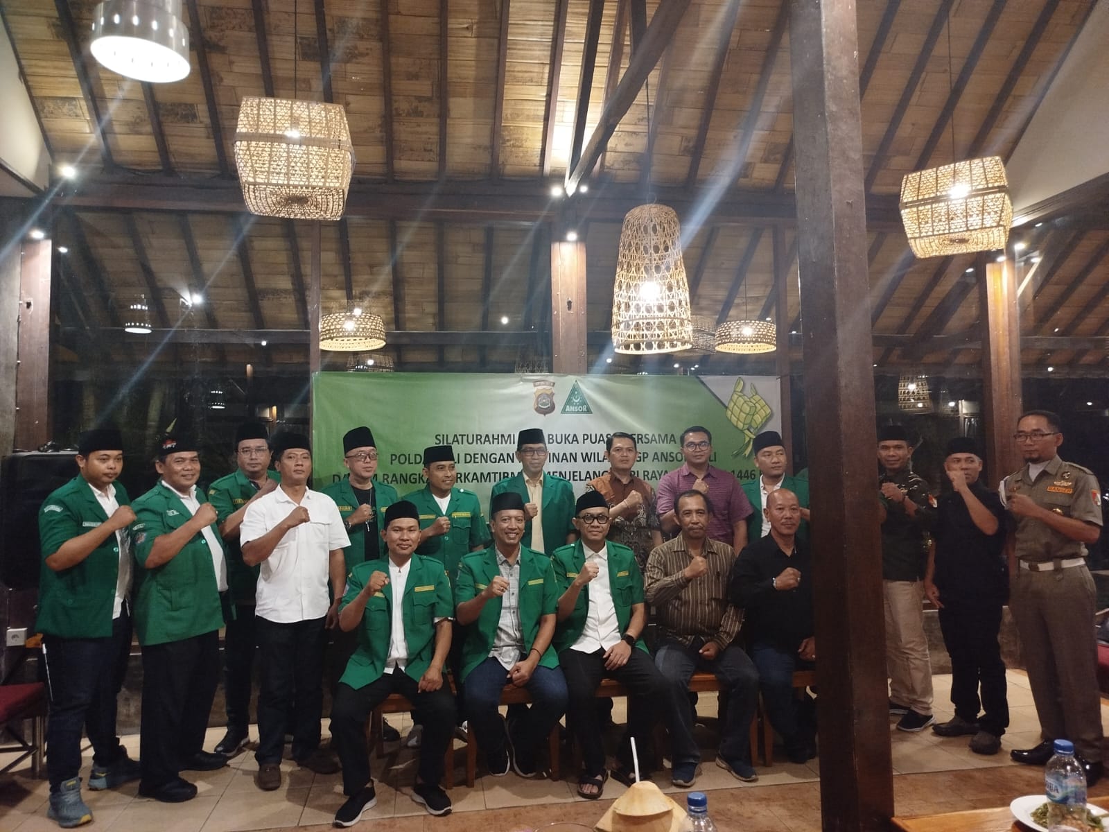 Polda Bali dan GP Ansor Bali Gelar Silaturahmi dan Buka Puasa Bersama untuk Harkamtibmas Jelang Idulfitri 1446 H