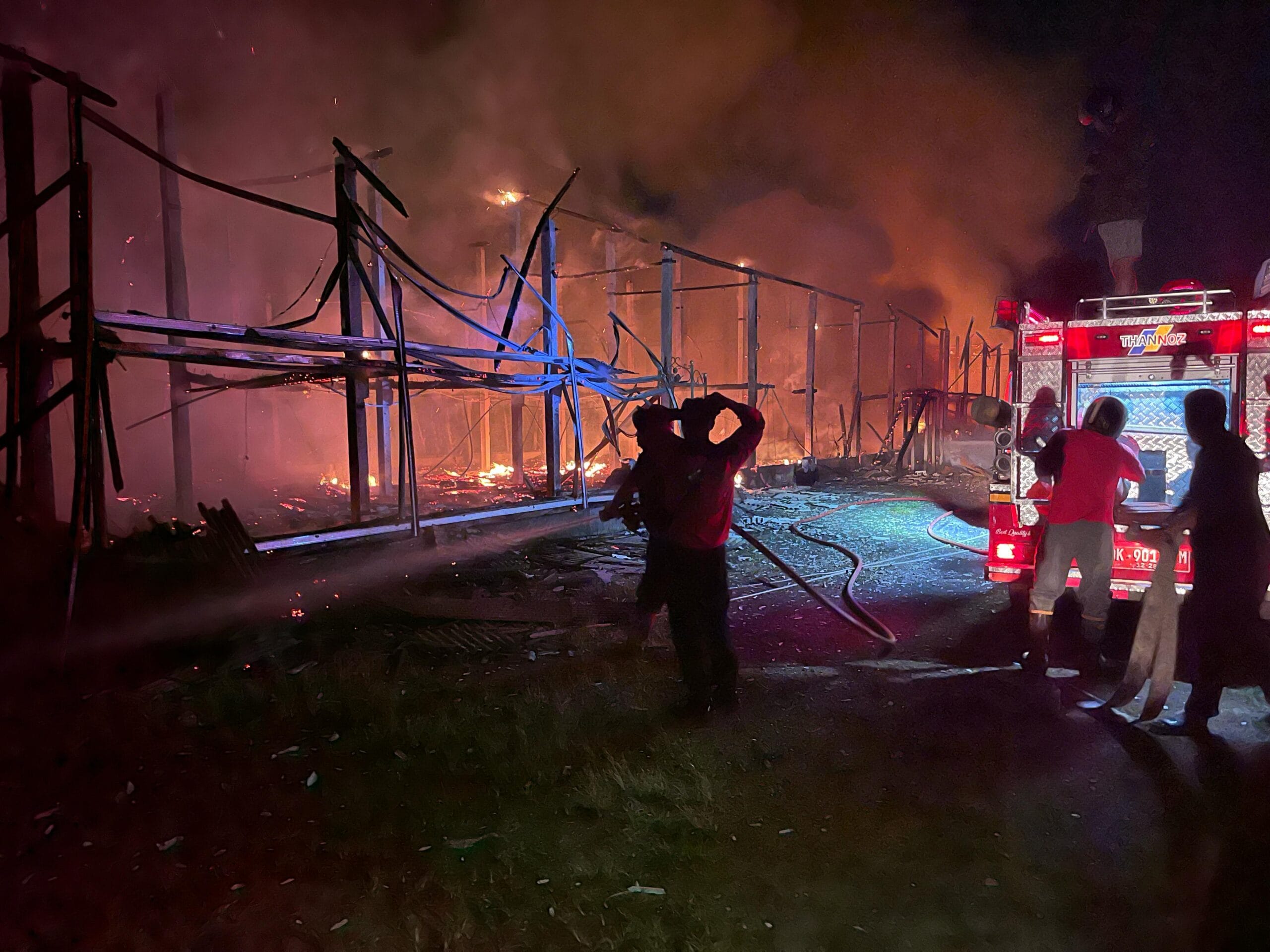 Kebakaran Kandang Ayam di Klungkung, Ribuan Ayam Mati – Kerugian Rp 2 Miliar