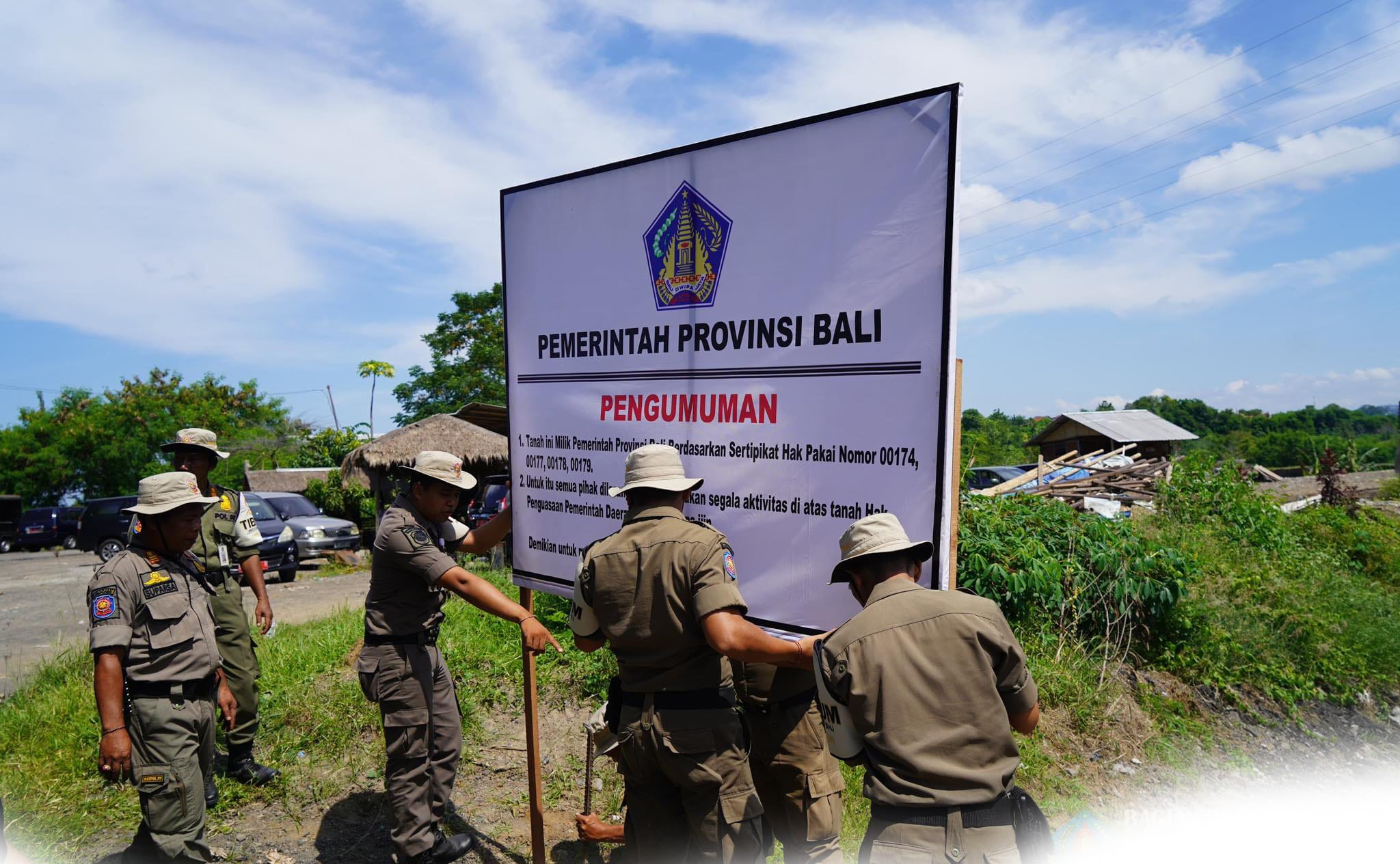 Usaha Galian C di Areal PKB Gunaksa Klungkung di Eksekusi Petugas Gabungan Tanpa Perlawanan