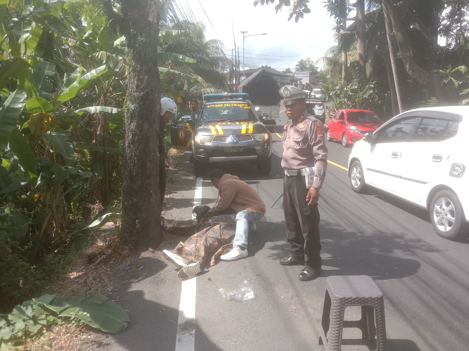 Salip Truk dari Kiri, Perempuan Asal Jembrana Tewas Terlindas Truk di Tabanan