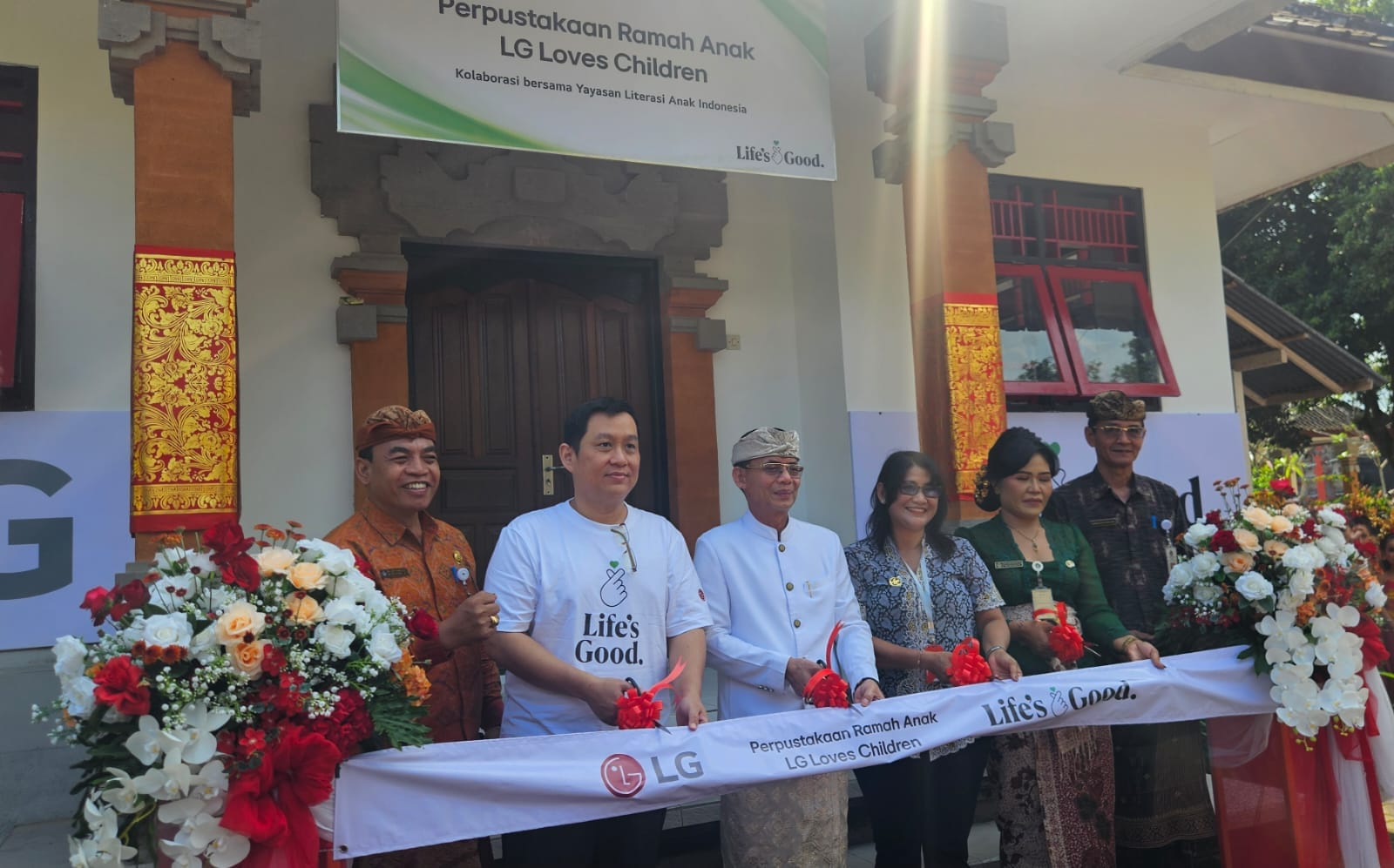 Klungkung Dapat Tiga Perpustakaan Ramah Anak dari LG, Bupati Harap Nusa Penida Segera Menyusul