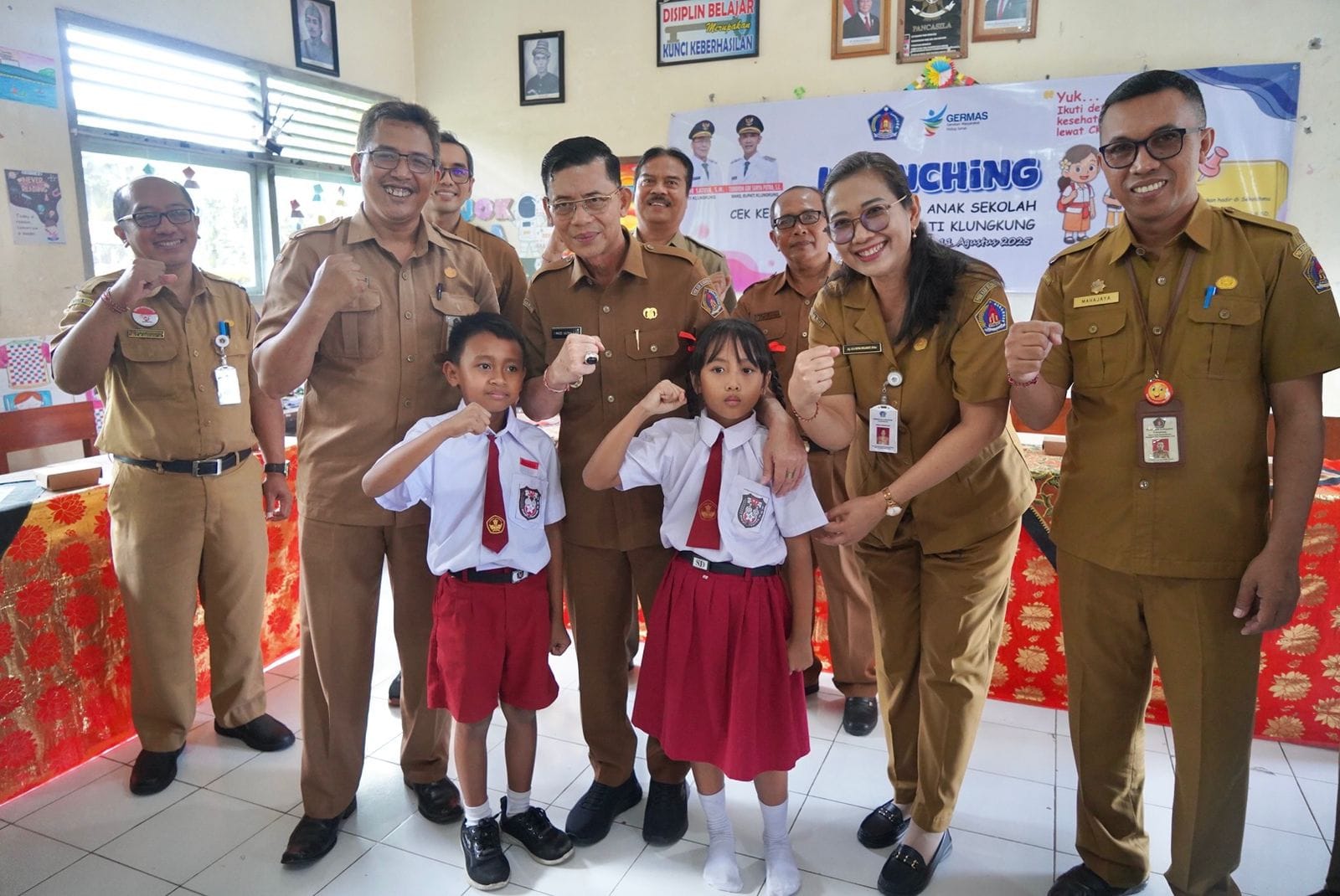Bupati Satria Launching Program Cek Kesehatan Gratis untuk Anak Sekolah di Klungkung