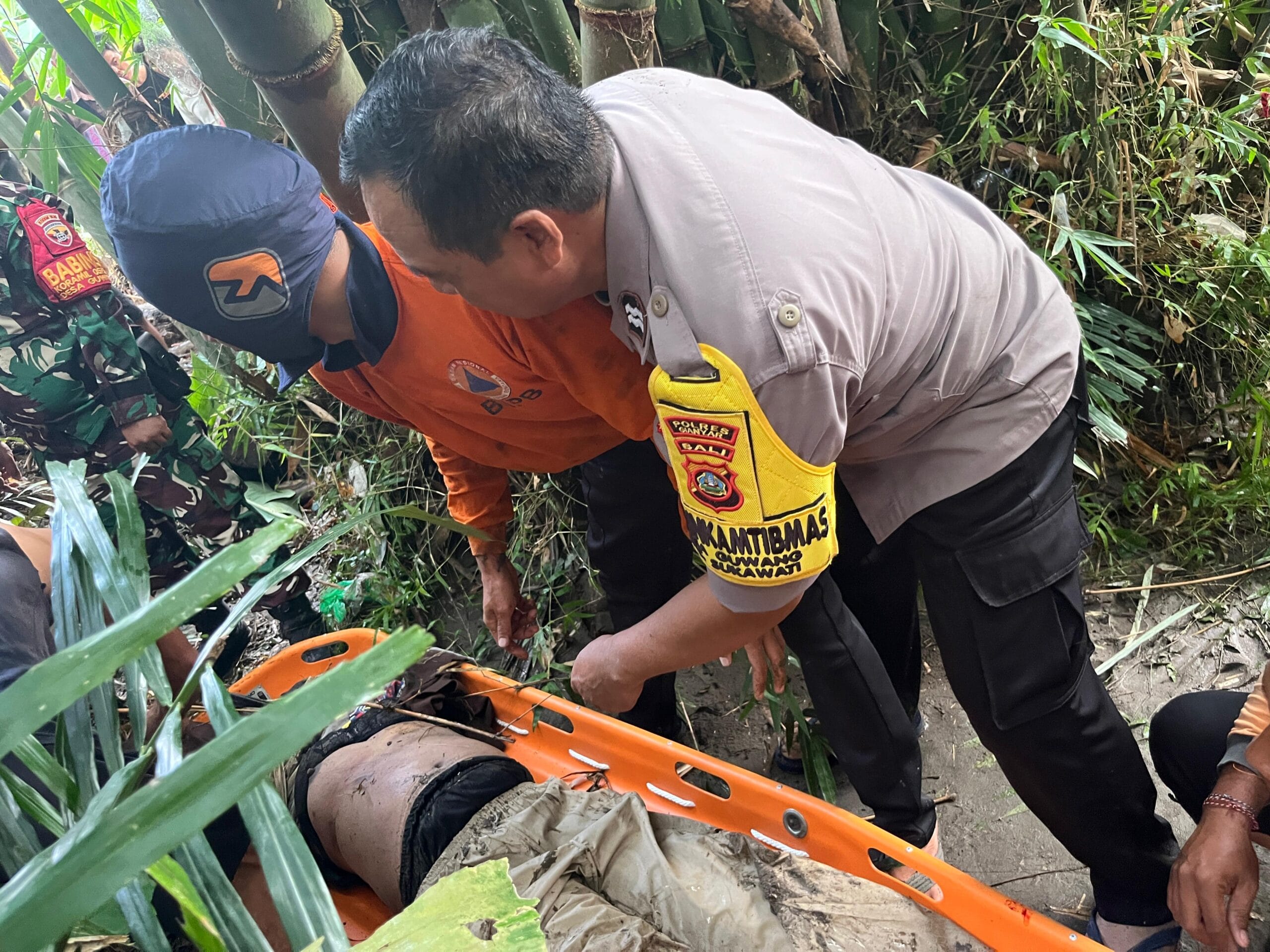 Hilang Saat Kepasar, Pedagang Ditemukan Meninggal Akibat Hanyut di Gianyar