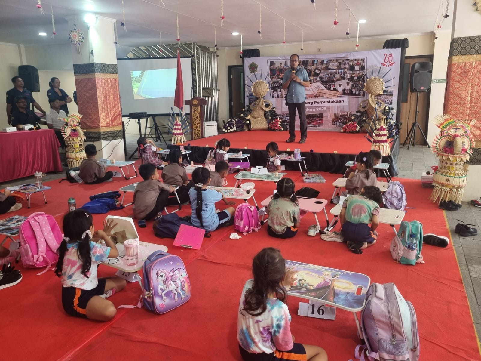 Hari Kunjung Perpustakaan di Gianyar, Berbagai Lomba Digelar