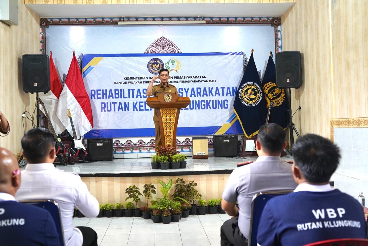 Program Rehabilitasi Sosial Rutan Klungkung, Bupati Satria Harap Narapidana Bisa Kembali Tanpa Stigma