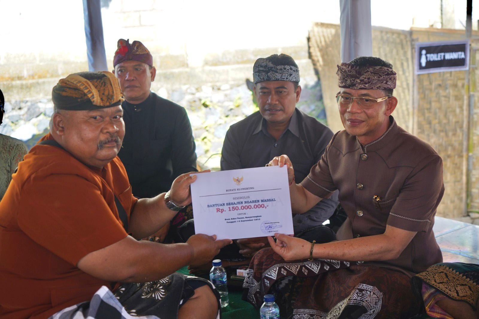 Bupati Klungkung Tekankan Gotong Royong dalam Ngaben Masal Tusan, Punia Rp 150 Juta
