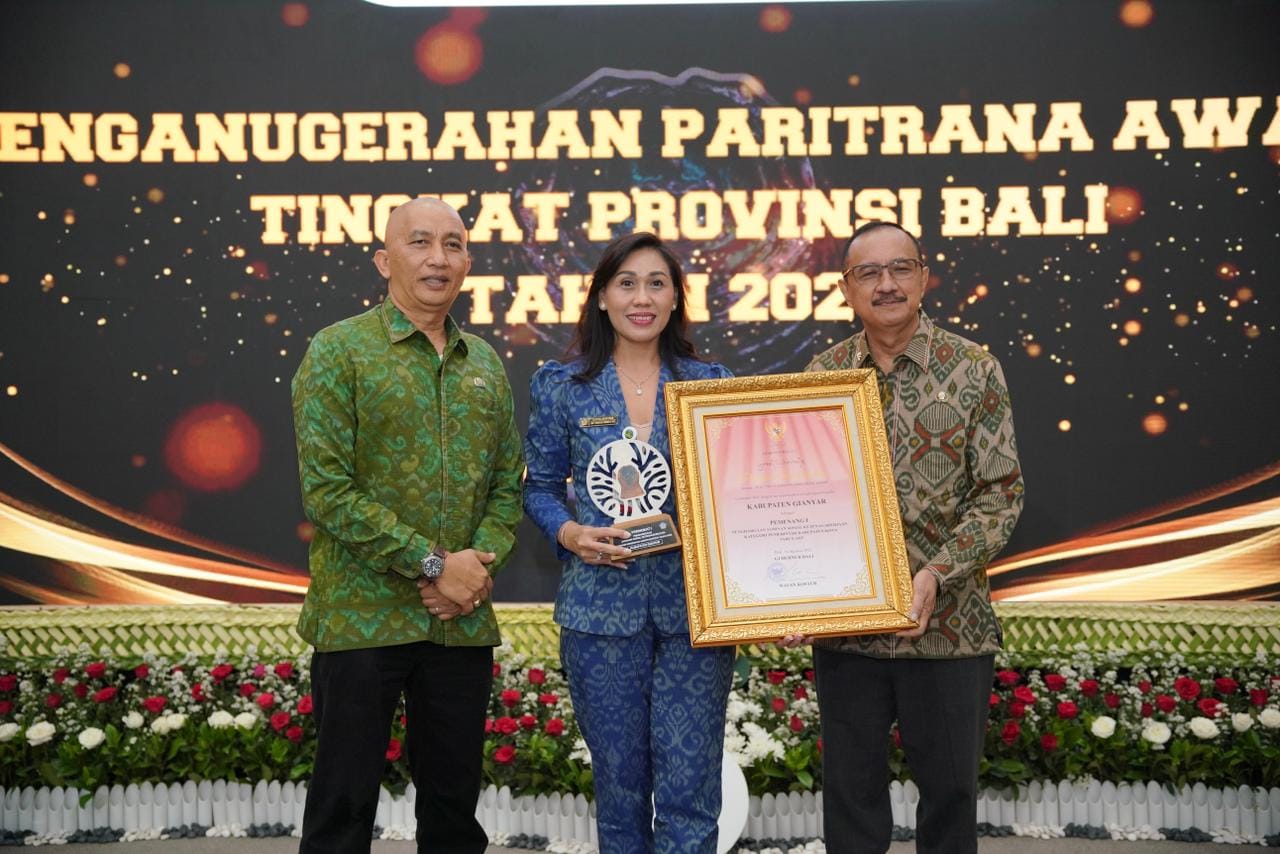 Kabupaten Gianyar Raih Peringkat I Paritrana Award 2025