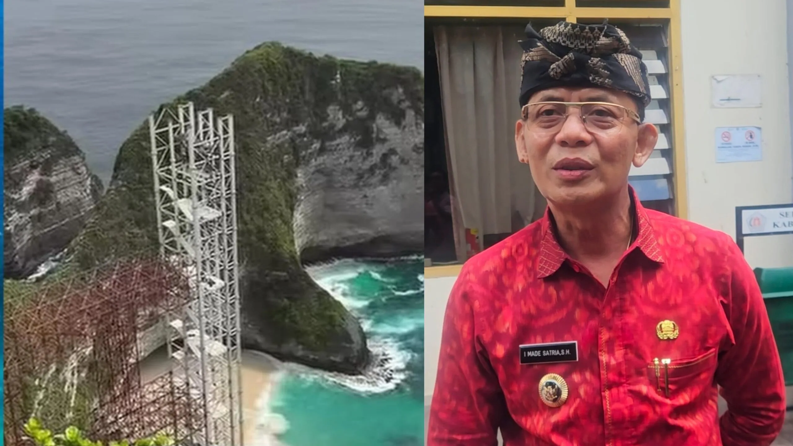 Dapat Atensi Gubernur, Bupati Klungkung Panggil Investor Lift Kaca di Nusa Penida
