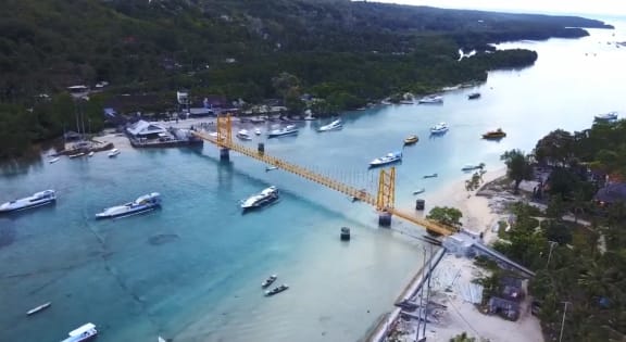 Pasca Insiden Wisatawan Jatuh, Pemkab Klungkung Perbaiki Jembatan Kuning Rp1,4 Miliar