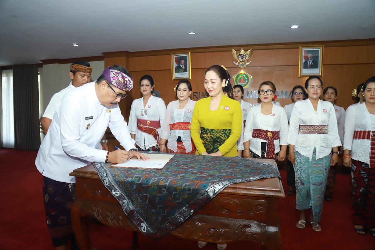 Pengurus GOW dan WHDI 2025–2030 Gianyar Dilantik