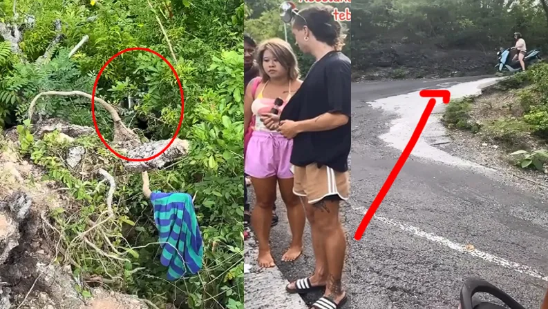 Viral WNA Terjatuh di Tikungan Pohcaboll Nusa Penida, Baru Belajar Langsung Sewa