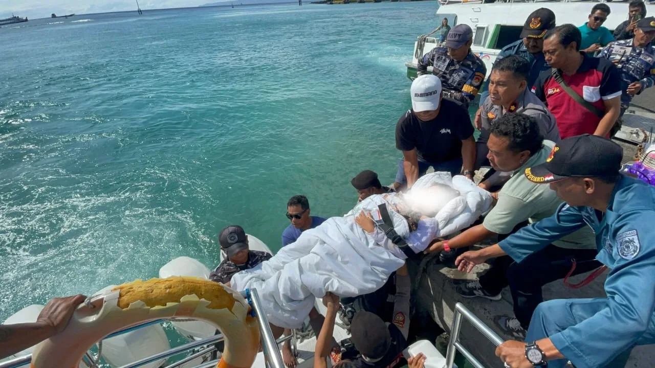 Polsek Nusa Penida Dampingi Keluarga Korban Pohon Tumbang