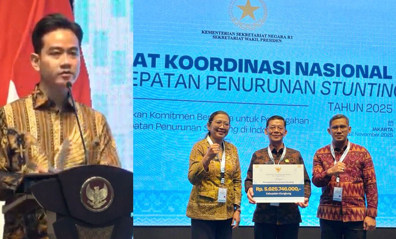 Klungkung Catat Stunting Terendah Nasional, Wapres Gibran Beri Insentif Rp5,6 Miliar