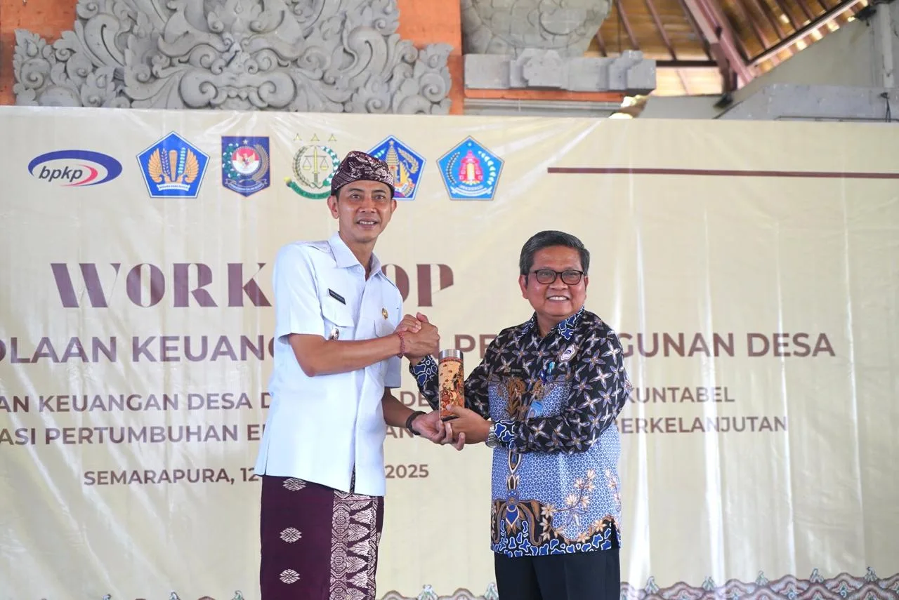 Klungkung Jadi Tuan Rumah Workshop Evaluasi Keuangan Desa 2025