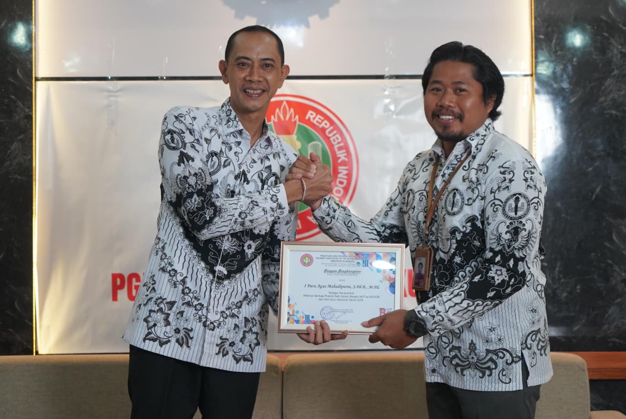 Webinar HUT PGRI ke-80 Klungkung Hadirkan Guru Juara GTK Bali