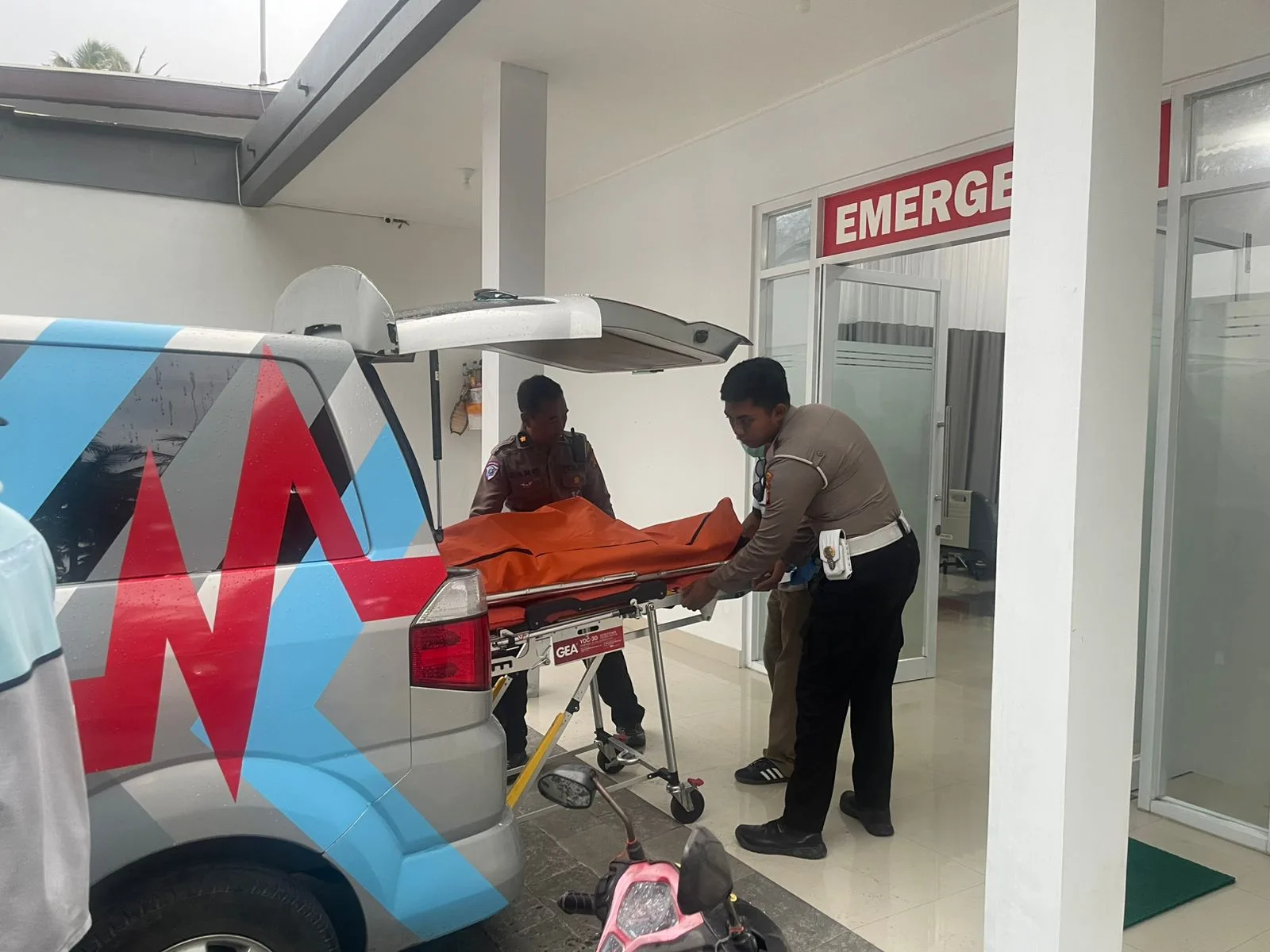 Tanpa Helm, Turis India Tewas dalam Kecelakaan Tunggal di Nusa Penida