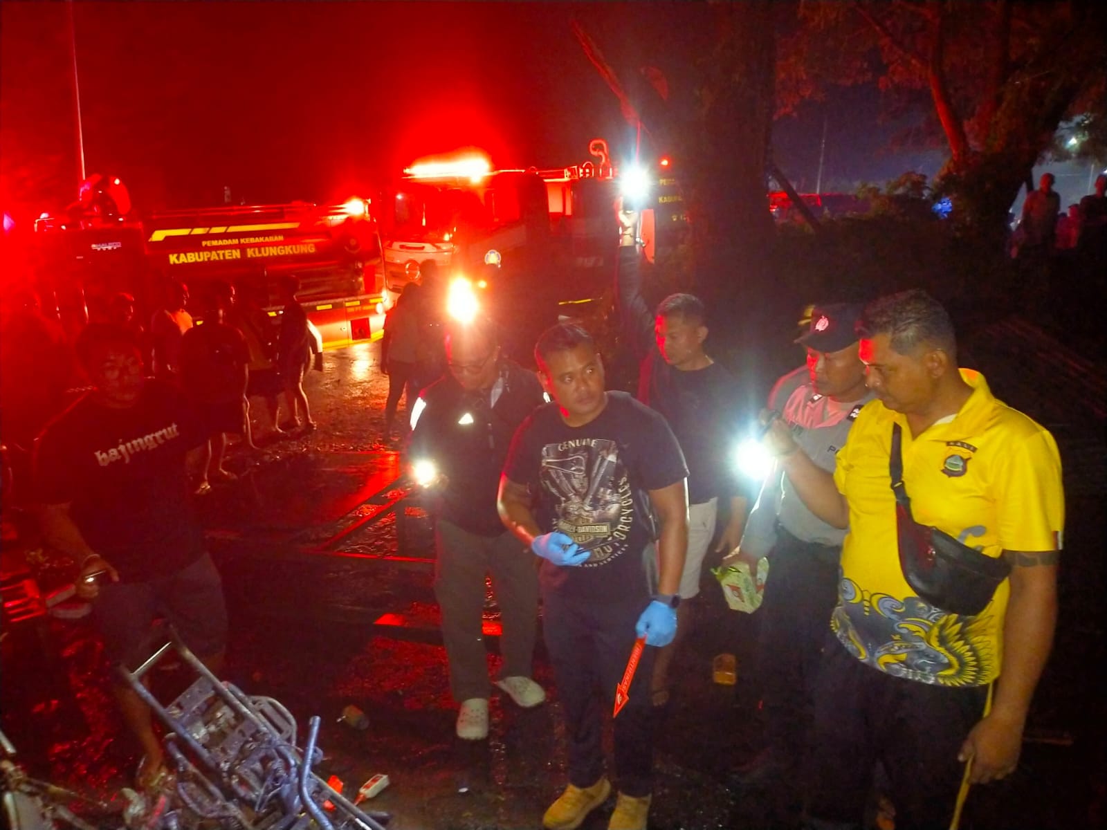 Bengkel Motor di Gelgel Hangus Terbakar, Kerugian Ditaksir Rp300 Juta