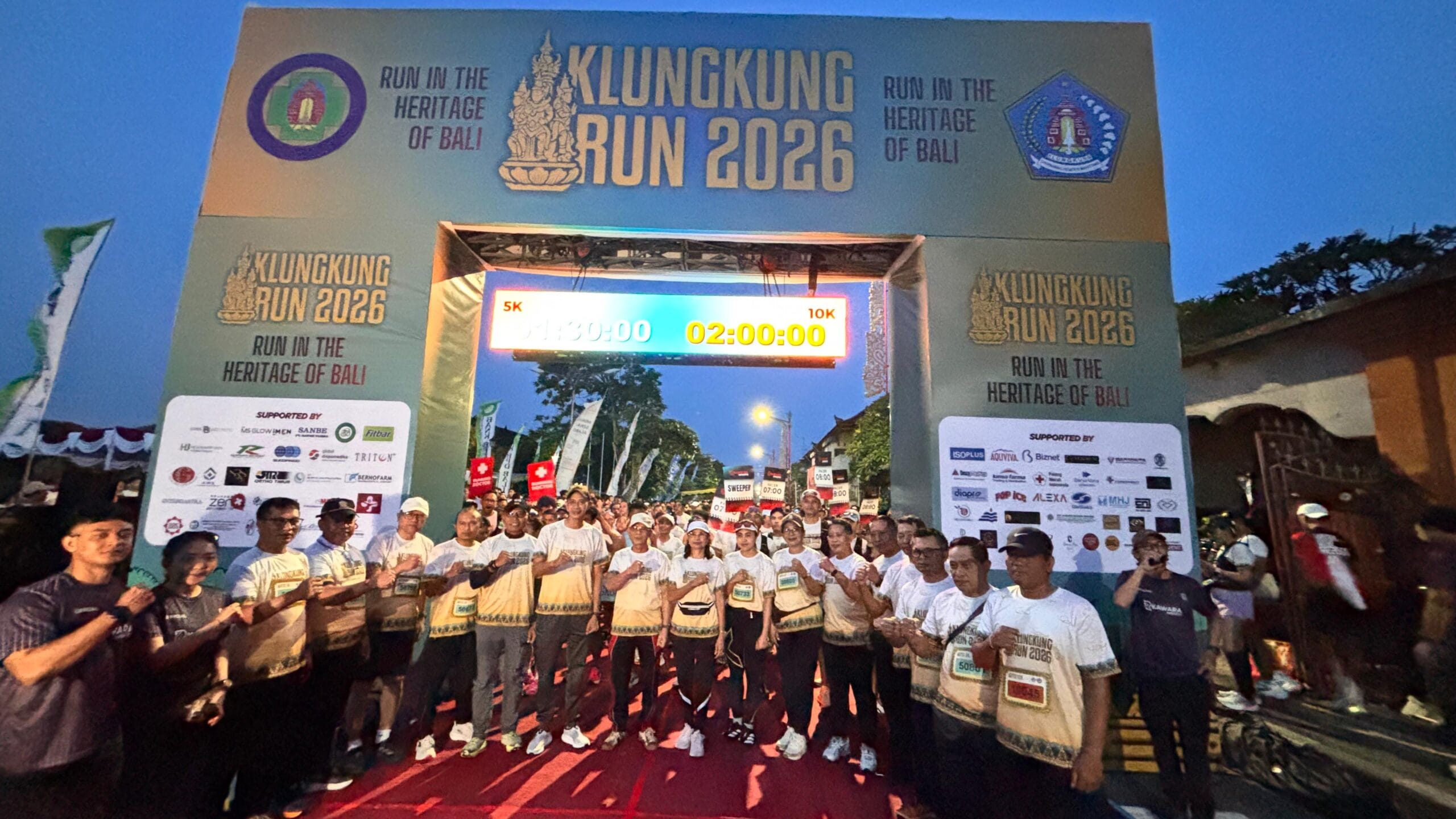 1.250 Pelari Meriahkan Klungkung Run 2026, Lari Sambil Menikmati ‘Wajah’ Sejarah Bali