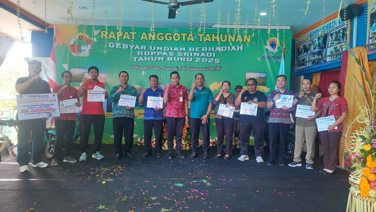 Ekonomi Lesu Tak Goyahkan Koppas Srinadi Klungkung, SHU 2025 Tembus Rp1,6 Miliar