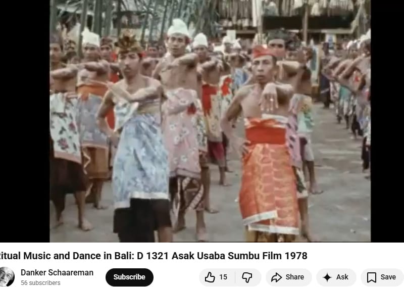 Pernah Ditahan Jepang, Peneliti Kimia Asal Swiss Ini Malah Berhasil Rekam Musik Paling Sakral di Bali