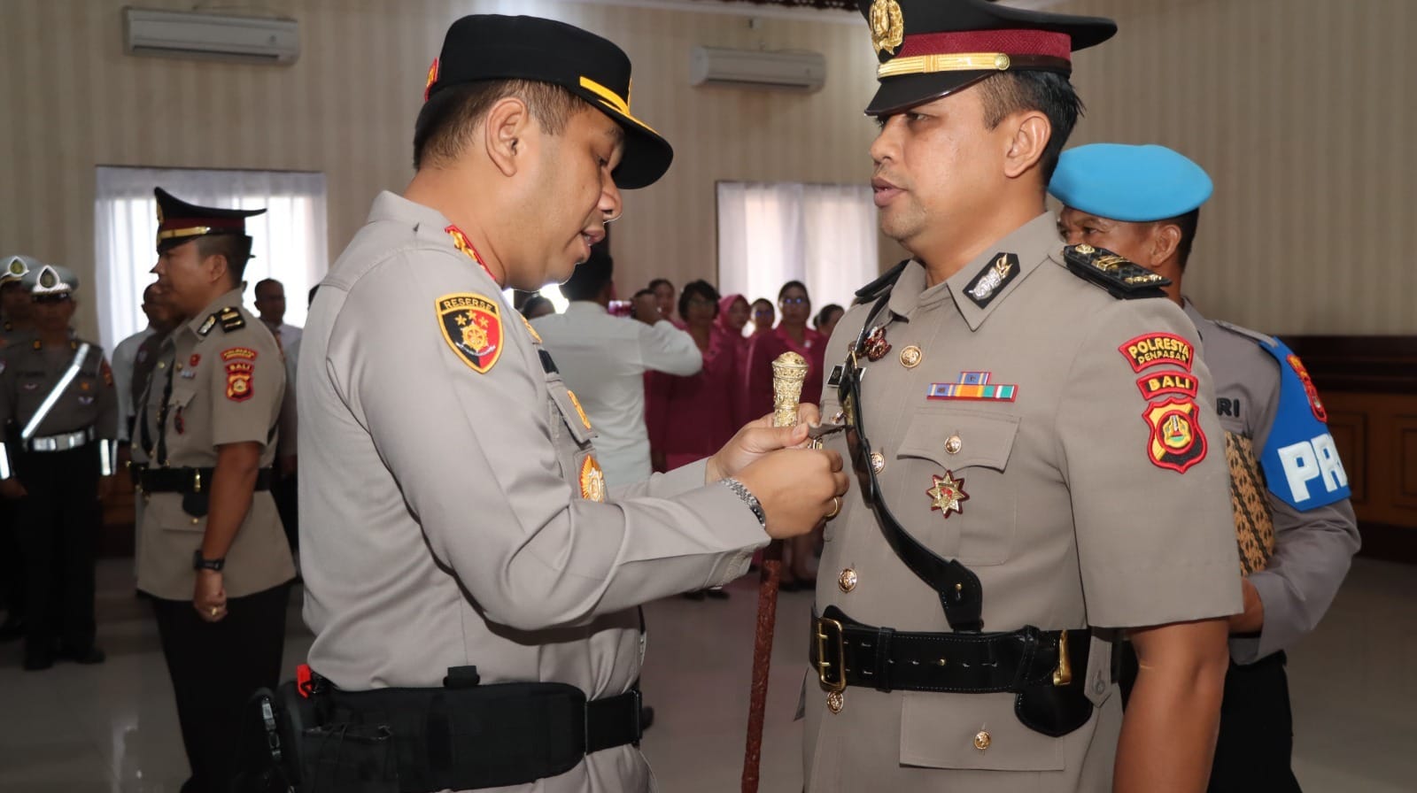 Kapolresta Denpasar Pimpin Sertijab Kabag hingga Kasi Humas
