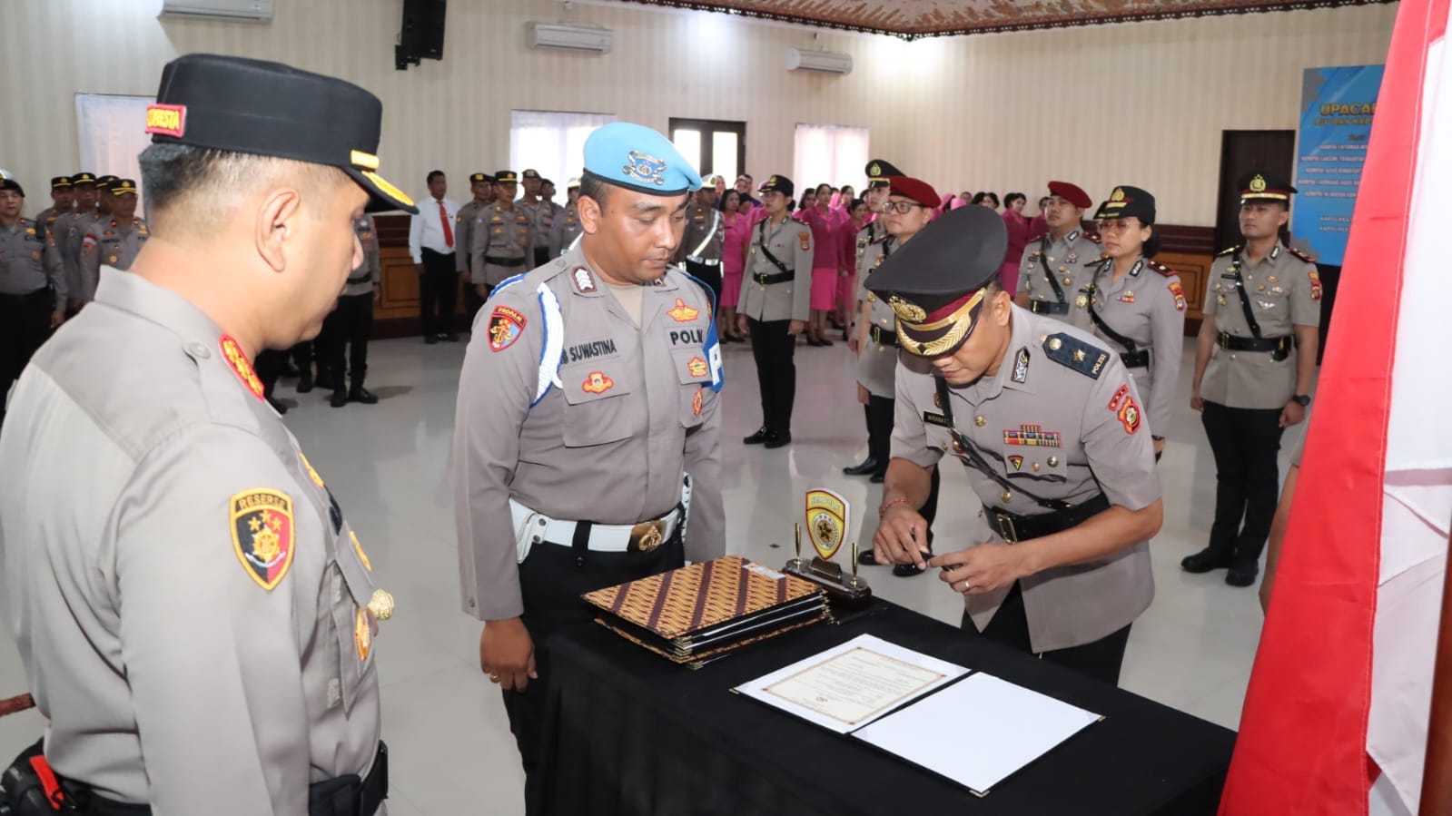 Kabagops hingga Kapolsek Jajaran Berganti, Ini Pesan Kapolresta Denpasar