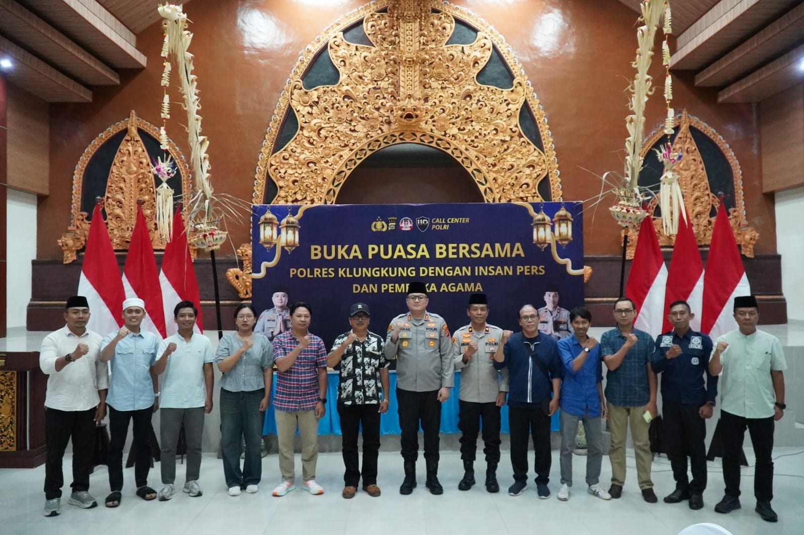 Strategi Kapolres Klungkung Jaga Kamtibmas Bareng Tokoh Agama & Pers