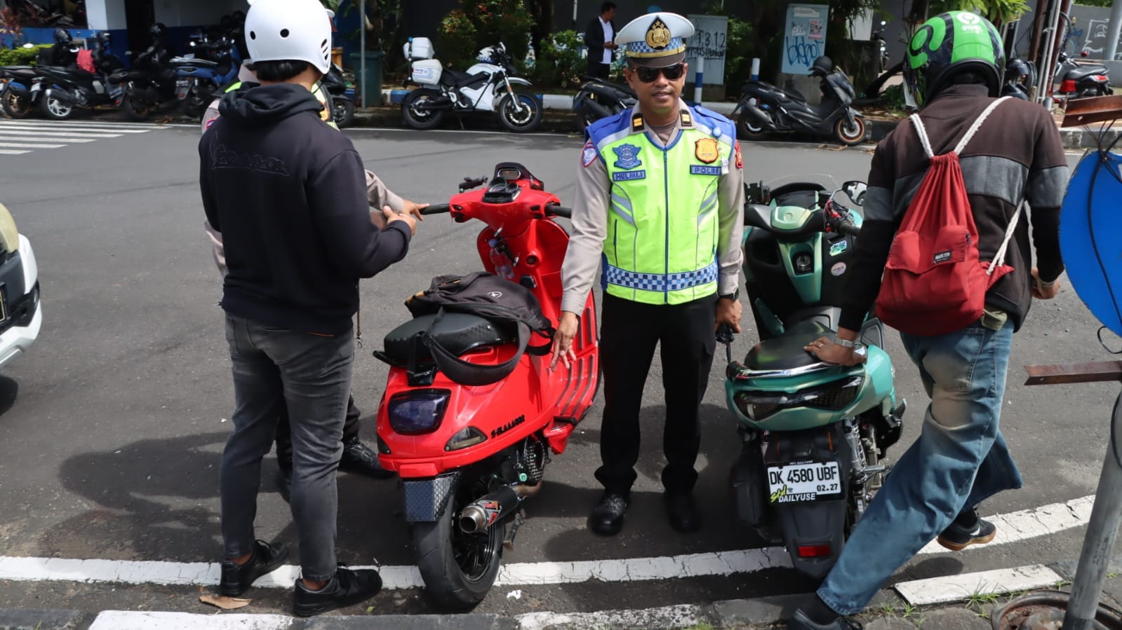 Ops Keselamatan Agung 2026 di Denpasar, 13 Pelanggar Ditilang di Sunset Road