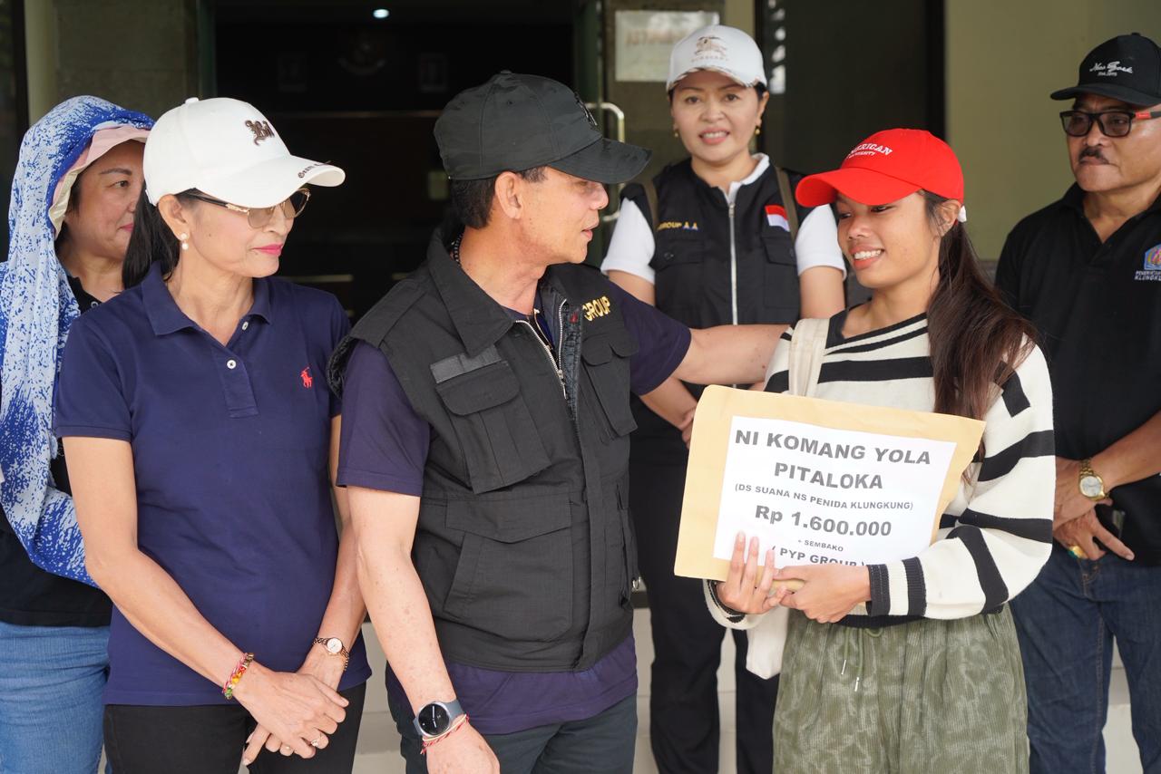 Maknai Valentine dengan Aksi Kemanusiaan, Bupati Satria Salurkan Bantuan Sekolah di Nusa Penida