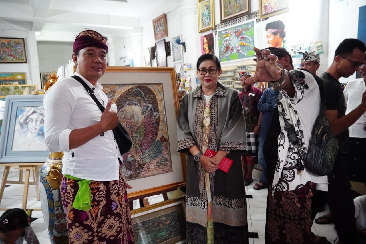 Pameran Aboedt Art di Ubud, Putri Koster Tantang Generasi Muda Keliki Temukan Jati Diri Tanpa Cabut Akar Tradisi