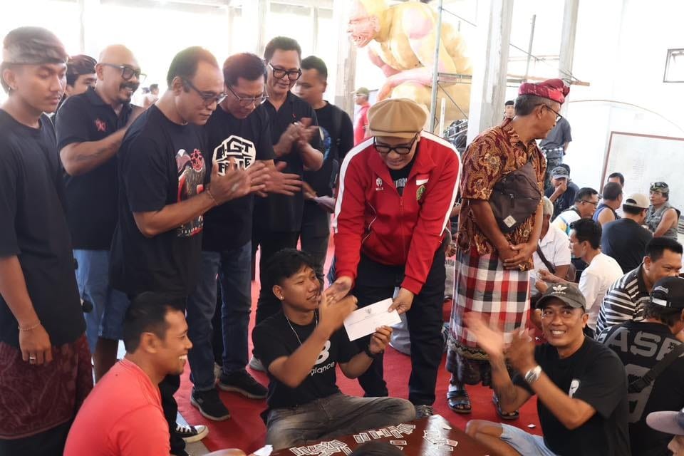 Demi Ogoh-ogoh Gahar, 103 Kupon Ceki ST Panca Dharma Ludes! Bupati Tabanan Beri Apresiasi