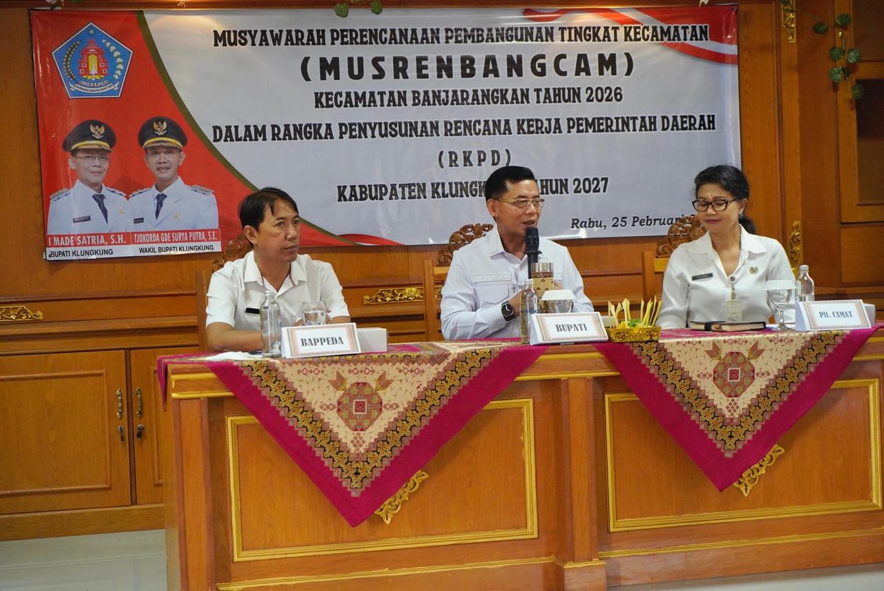 Buka Musrenbang Banjarangkan, Bupati Satria Minta Desa Tak Kerja ‘Biasa Saja’ Hadapi Tantangan 2027