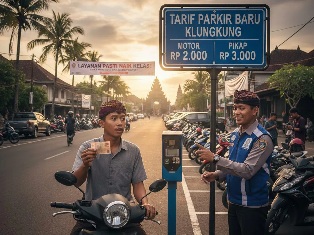 Klungkung Segera Sesuaikan Tarif Parkir Motor dan Mobil, Bidik Target PAD Rp 2,2 Miliar