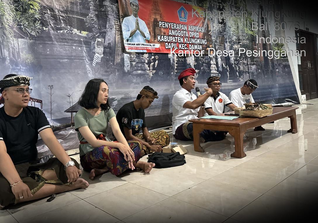 Serap Aspirasi Yowana Pesinggahan, Ary Priadnya Janji Kawal Anggaran Mesin Sampah Hingga Alat Catering