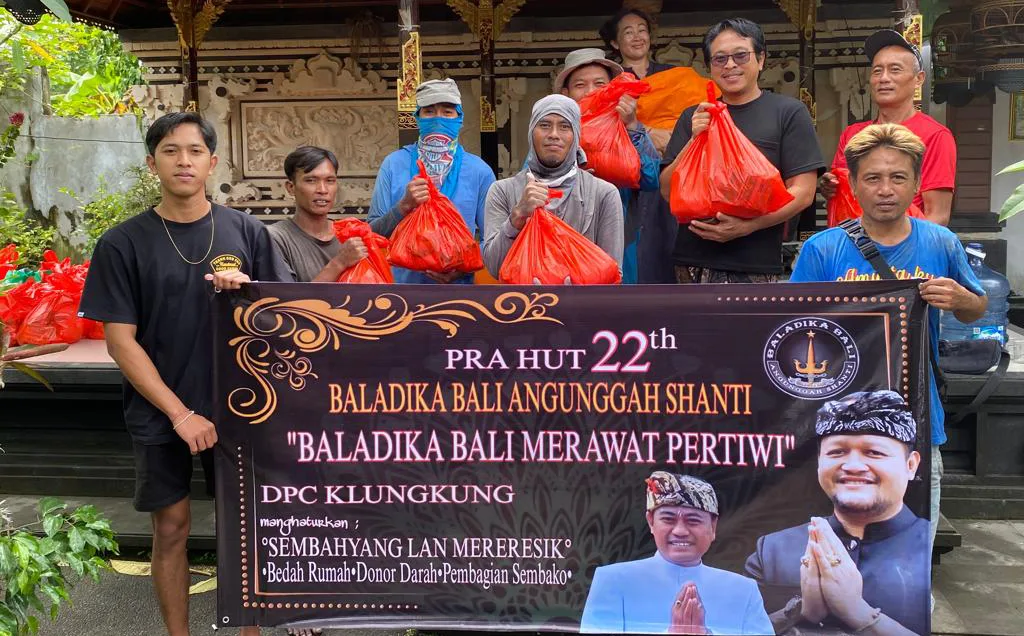 Baladika Klungkung ; Merawat Pertiwi Hingga Aksi Sosial Jelang HUT ke-22 Baladika Bali