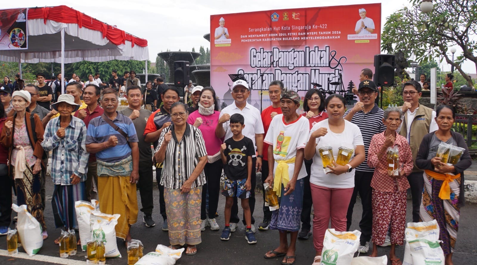 Semarak HUT ke-422 Singaraja: Dari Gerakan Pangan Murah Hingga Kampanye Buah Lokal Buleleng