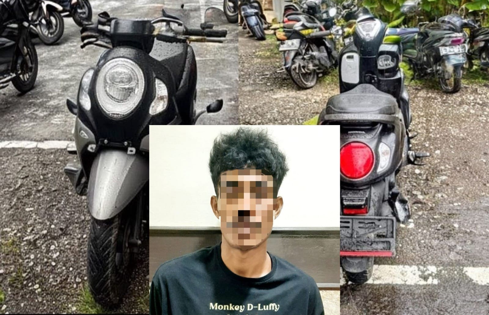 Wisatawan Prancis Apes! 2 Motor Honda Scoopy Raib di Vila Umalas, Satu Pelaku Asal Sumba Diciduk – 2 Kabur