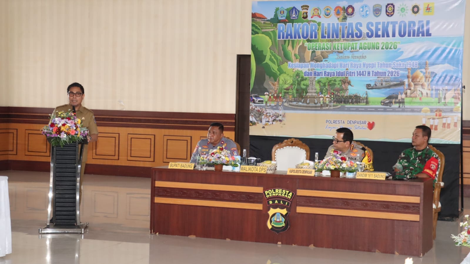Perkuat Sinergi Lintas Sektoral, Polresta Denpasar Siap Amankan Rangkaian Nyepi dan Idul Fitri 2026
