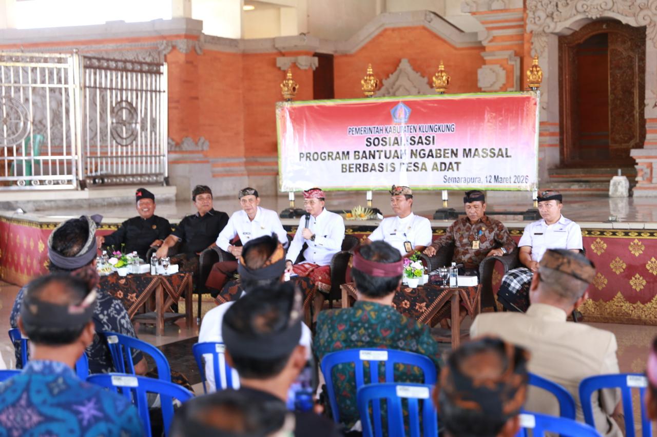 Komitmen Jaga Adat, Pemkab Klungkung Kucurkan Stimulus Ngaben Hingga Rp 150 Juta Perkelompok