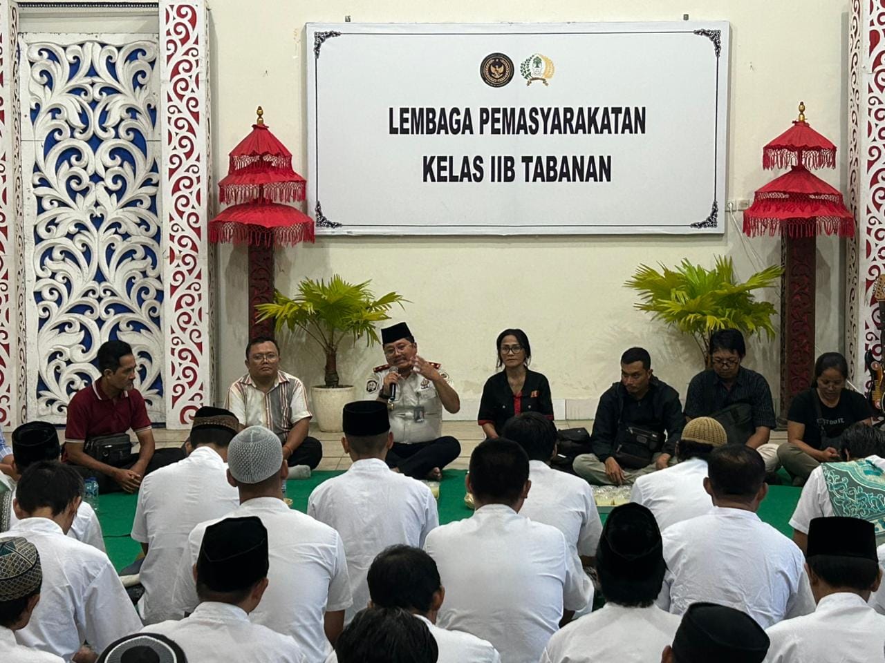 bulan Ramadhan. Pererat Silaturahmi, Lapas Tabanan Gelar Buka Puasa Bersama Warga Binaan